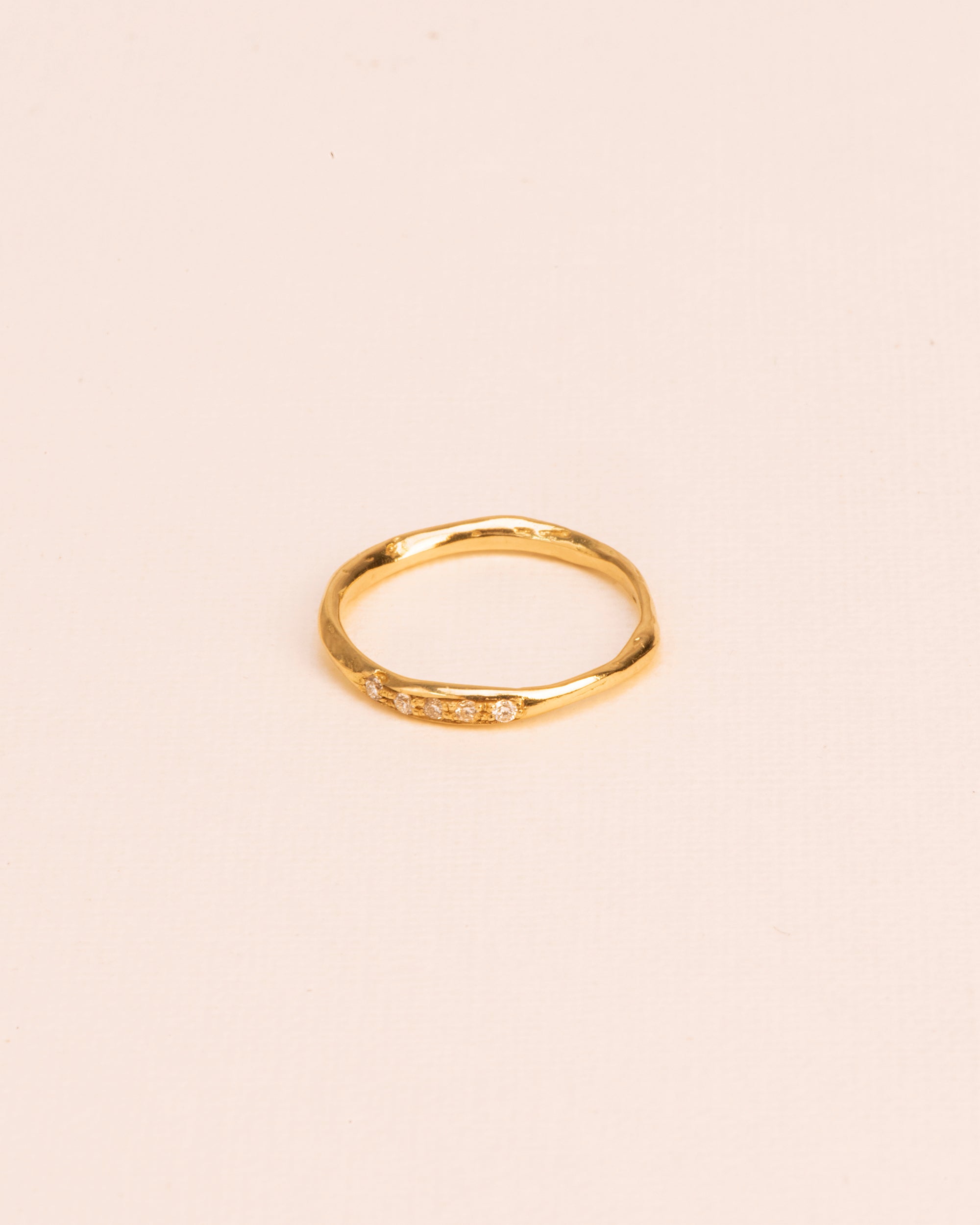 Dames Sieraden voor voor Ringen voor Wouters & Hendrix 18kt Gouden Ring in het Wit 