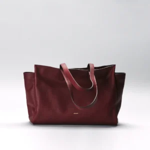 Aesaert - handtas fien mahogany red