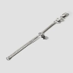 Lore Van Keer – noctis armband met onyx zilver