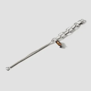 Lore Van Keer – noctis armband met rookkwarts zilver