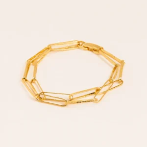 Wouters&Hendrix – armband met gehamerde kettingen