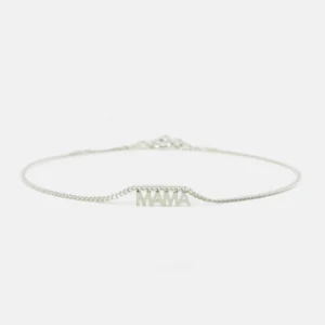 MHL – armband mama zilver