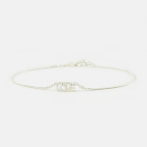 MHL - armband LOVE zilver