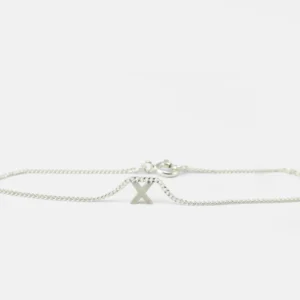 MHL - armband met X zilver