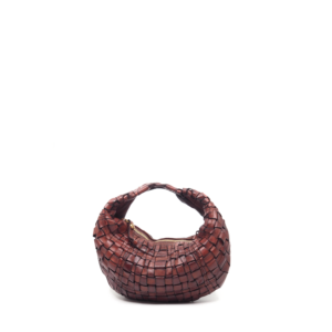 Campomaggi – mini woven handtas burgundy