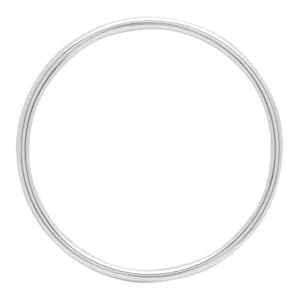 Lulu - bangle zilver verguld (60 mm)