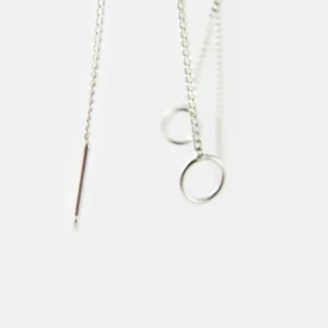 MHL - oorbellen met ringetje zilver