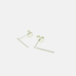 MHL – oorringen staafje zilver