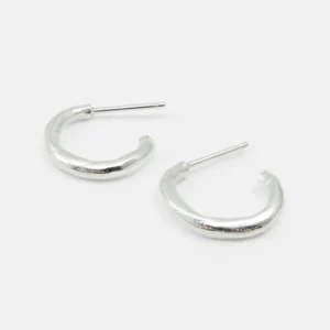 MHL - hoop clay small zilver