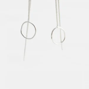 MHL – ear threads met cirkels zilver