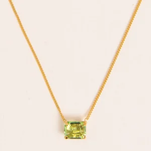 Wouters&Hendrix – ketting met peridot kristal