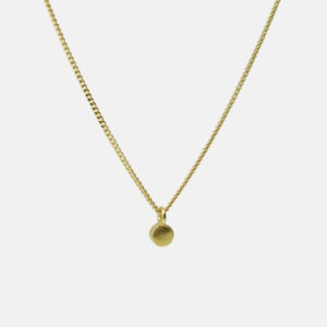 MHL – ketting met schijfje zilver verguld