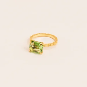 Wouters&Hendrix - chapter ring met peridot kristal