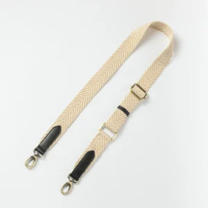 O My Bag - sand webbing strap classic leather