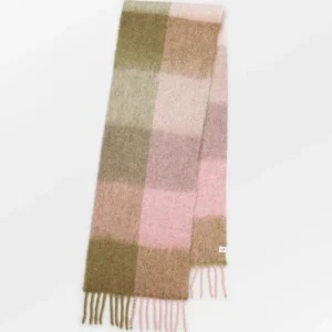 BS – ravenna sjaal groen/roze