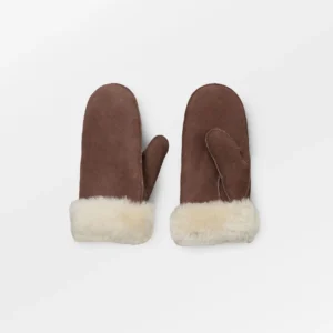 BS – doa shearling mittens bruin