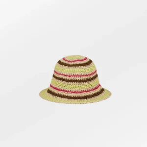 BS – gestreepte saverina strohoed groen