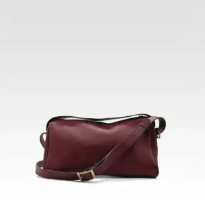 Aesaert - handtas teckel mini mahogany red