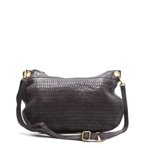 Campomaggi – halve maan schoudertas grijs