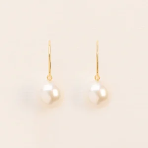 Wouters&Hendrix – 18K gouden hoops met parel