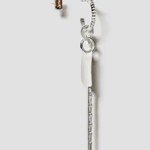 Lore Van Keer – noctis asymmetrische oorbellen met rookkwarts