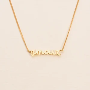 Wouters&Hendrix – 18K gouden ketting met amour