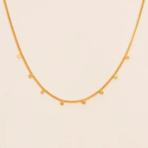 Wouters&Hendrix – ketting met gehamerde rondjes