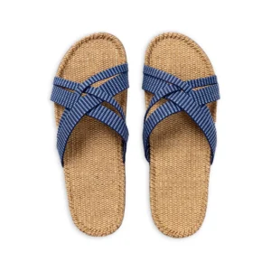 Shangies - sandalen blue stripes