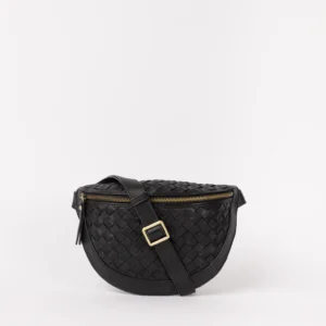 O My Bag -  Ray bum bag woven soft grain leather