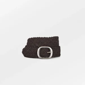 BS - rochel gevlochten riem chocolate