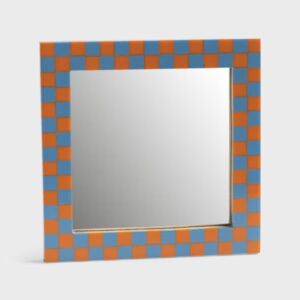 &K mirror check standing orange