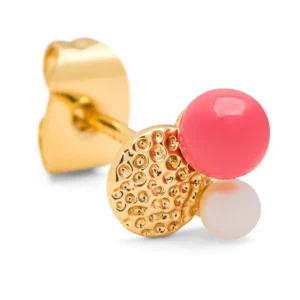 Lulu - single stud boeket goudkleurig