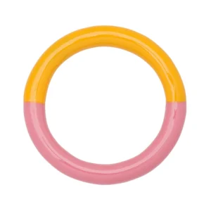 Lulu - ring double color roos/oranje