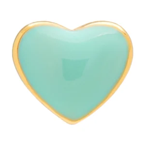 Lulu - single stud hartje munt