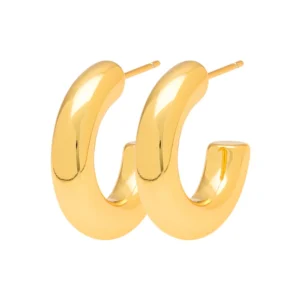 Lulu - chunky hoops small goudkleurig