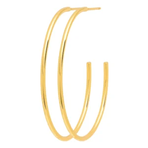 Lulu - large hoops goudkleurig