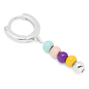 Lulu - single oorbel zomer zilverkleurig