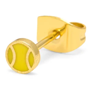 Lulu - single stud tennis goudkleurig