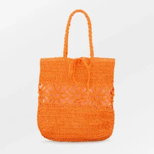 BS - wafted fauna handtas oranje