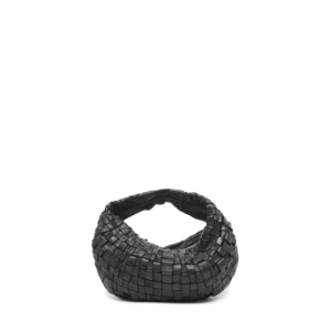 Campomaggi – mini woven handtas zwart