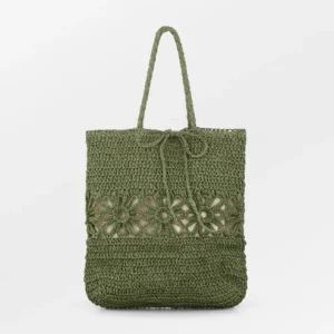 BS - wafted fauna bag banana palm green