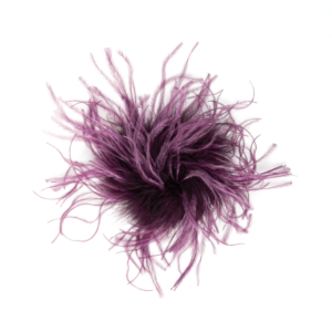 BF - pluim broche paars
