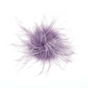 BF - pluim broche mauve