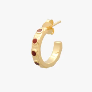 WTC - Red Detailed hoop single