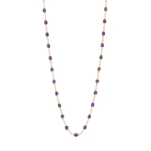 Gigi Clozeau - 18K gouden ketting violet