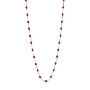 Gigi Clozeau - 18k gouden ketting bordeaux