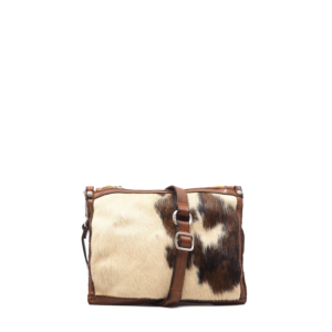 Campomaggi - pochette met koeienhuid cognac