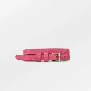 BS - suede aria riem carmine pink