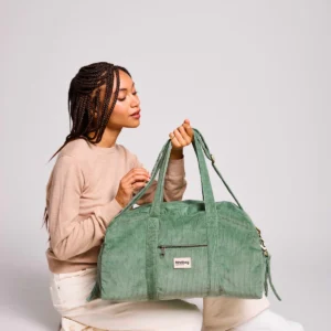 Hindbag - luiertas Basile velvet seafoam green