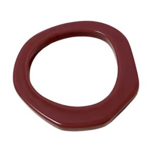 EB - organische bangle gelakte hars bordeaux